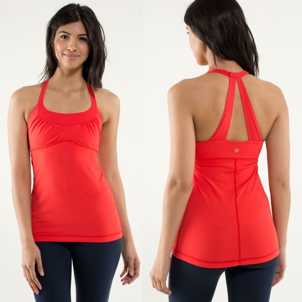 Lululemon Scoop Me Up Tank II Love Red 4